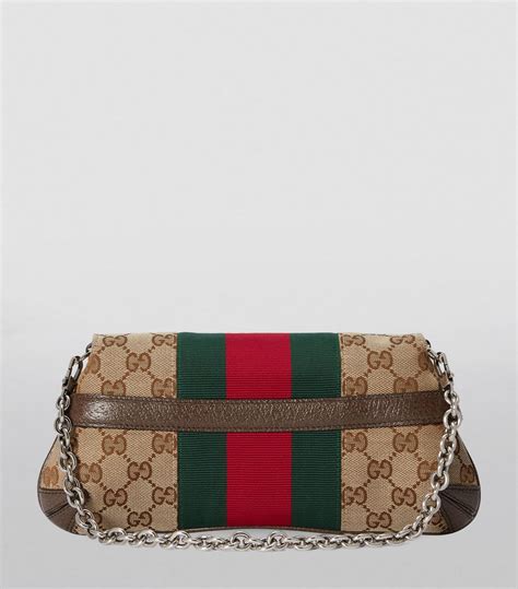 gucci horsebit chain shoulder bag.|gucci shoulder bag with chain.